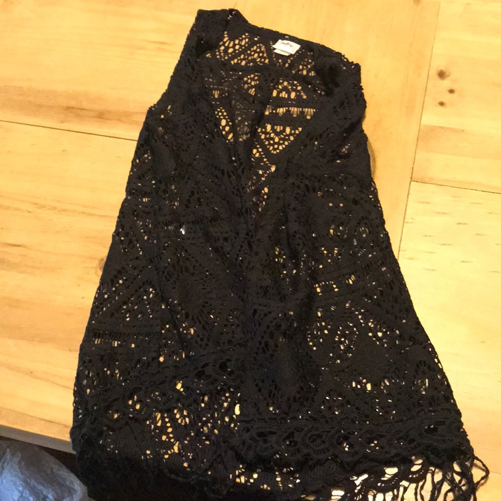 Tank top cardigan